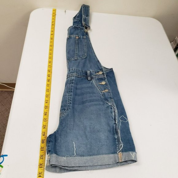 GAP Blue Denim Short Overalls - Picture 9 of 11